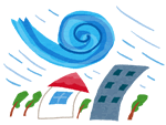 台風のあと